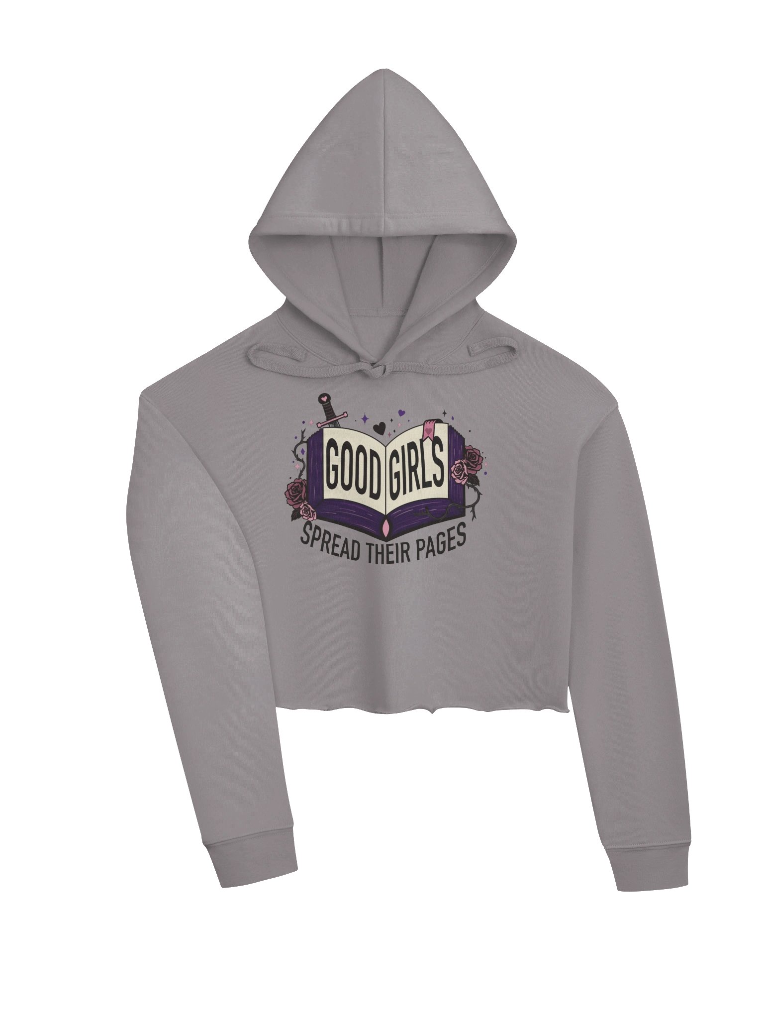 Good Girls Spread Their Pages (Cropped Hoodie) product image (7)