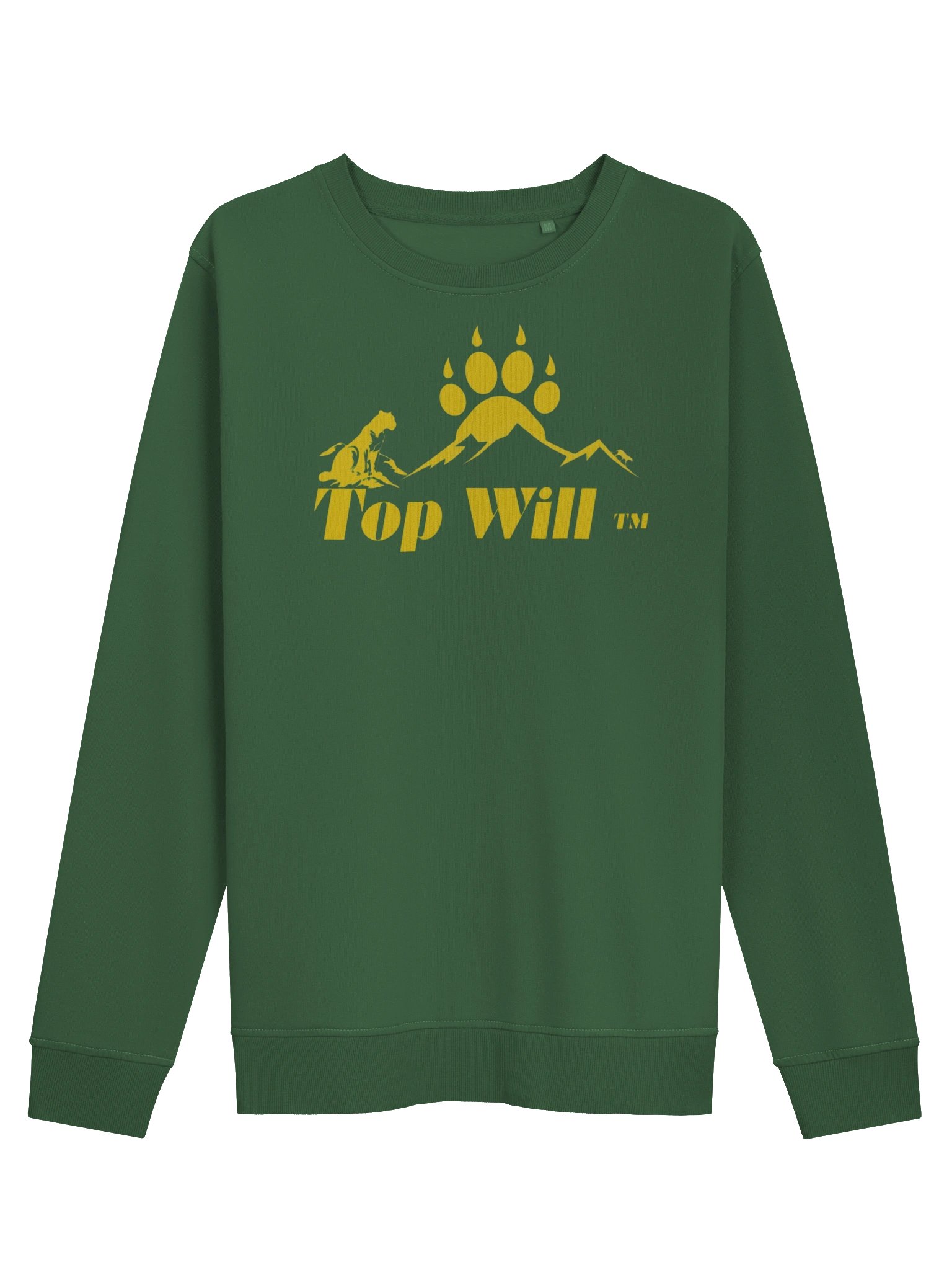 Top Will™ Unisex Green & Yellow Sweater product image (1)