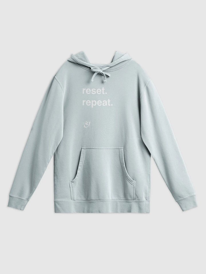 reset. repeat. hoodie product image (1)
