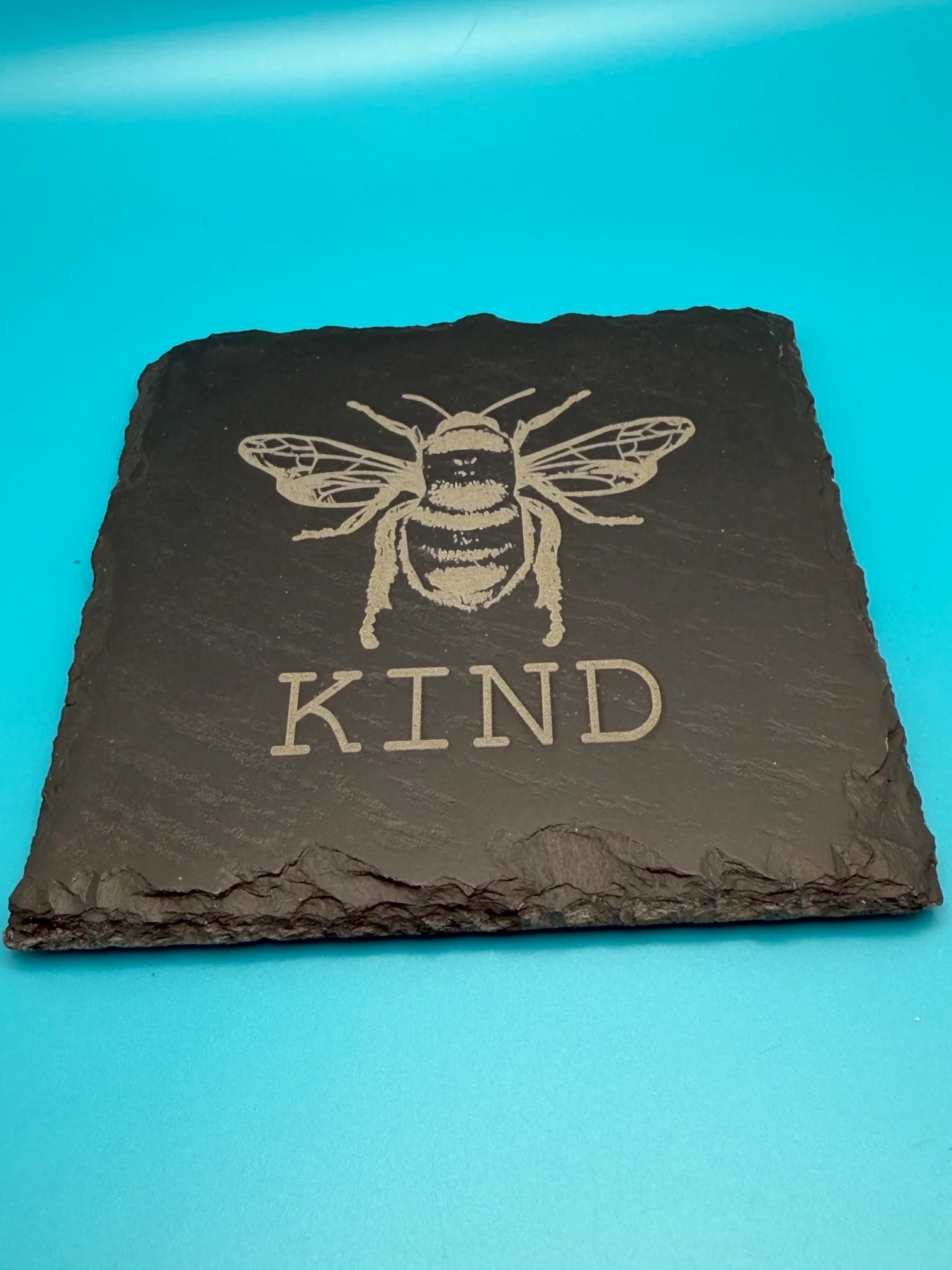 Slate "Bee" Coasters - Individual Coaster product image (3)