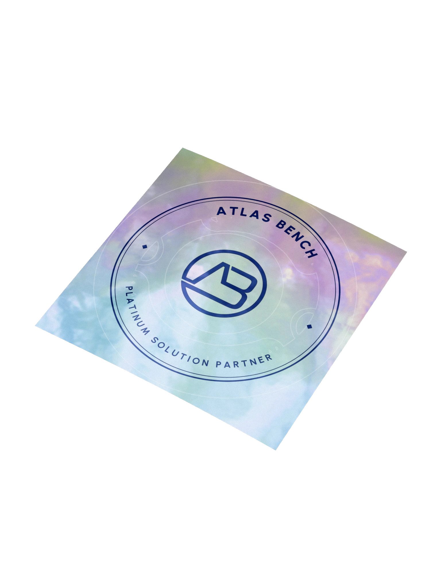 Atlas Bench Holographic Sticker product image (3)