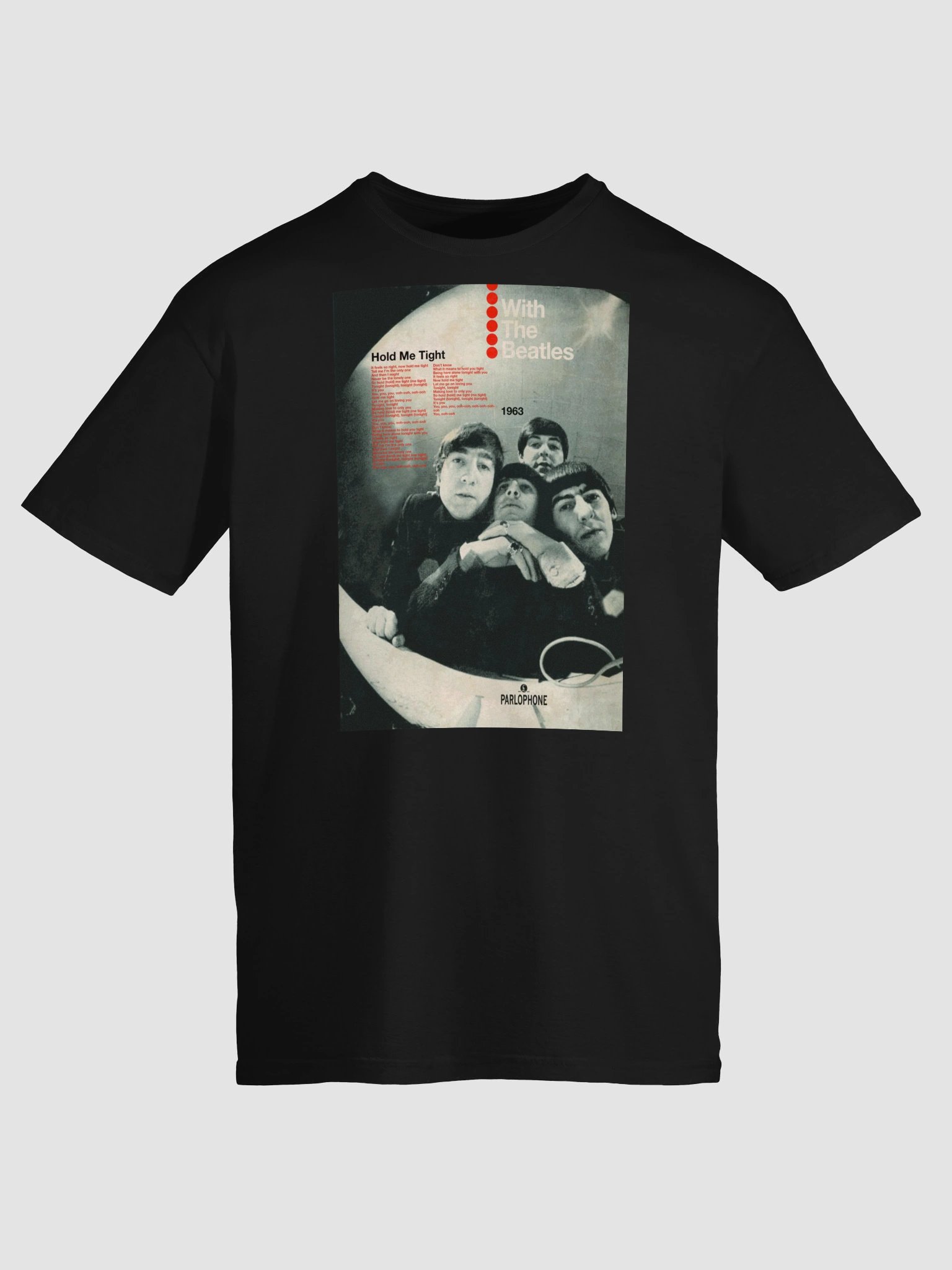 The Beatles “With The Beatles” T-Shirt | 1963 Vintage Album Art Graphic Tee | Classic Rock Shirt product image (6)