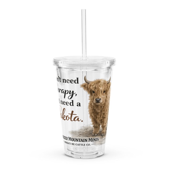 I Don’t Need Therapy Dakota Cow Double Wall Tumbler product image (1)