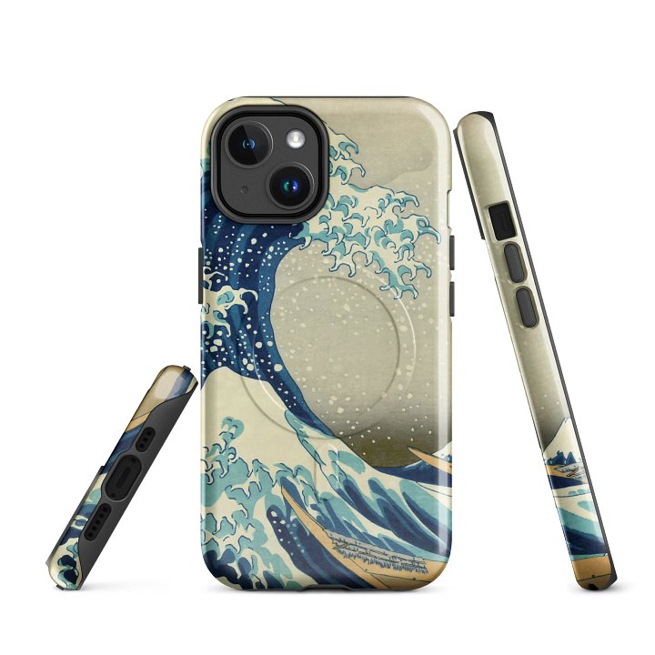 Hokusai – The Great Wave off Kanagawa iPhone® MagSafe® Tough Case product image (1)