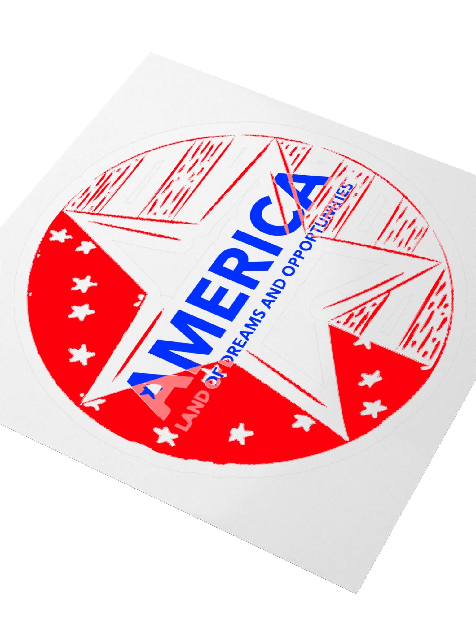 American Dream Kiss Cut Stickers product image (3)
