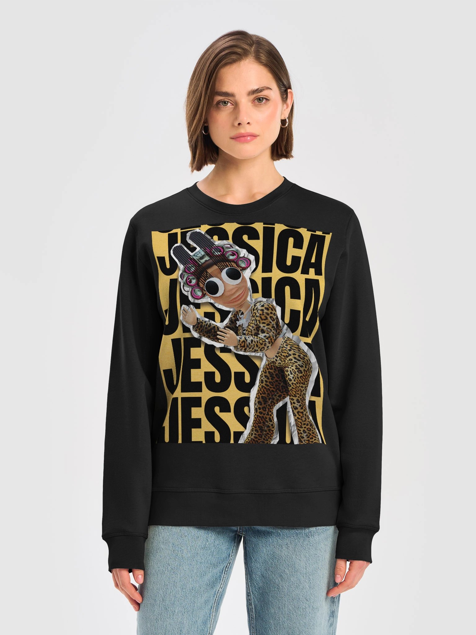 MONEY ROLLES - YELLOW PRINT SWEATSHIRT product image (4)