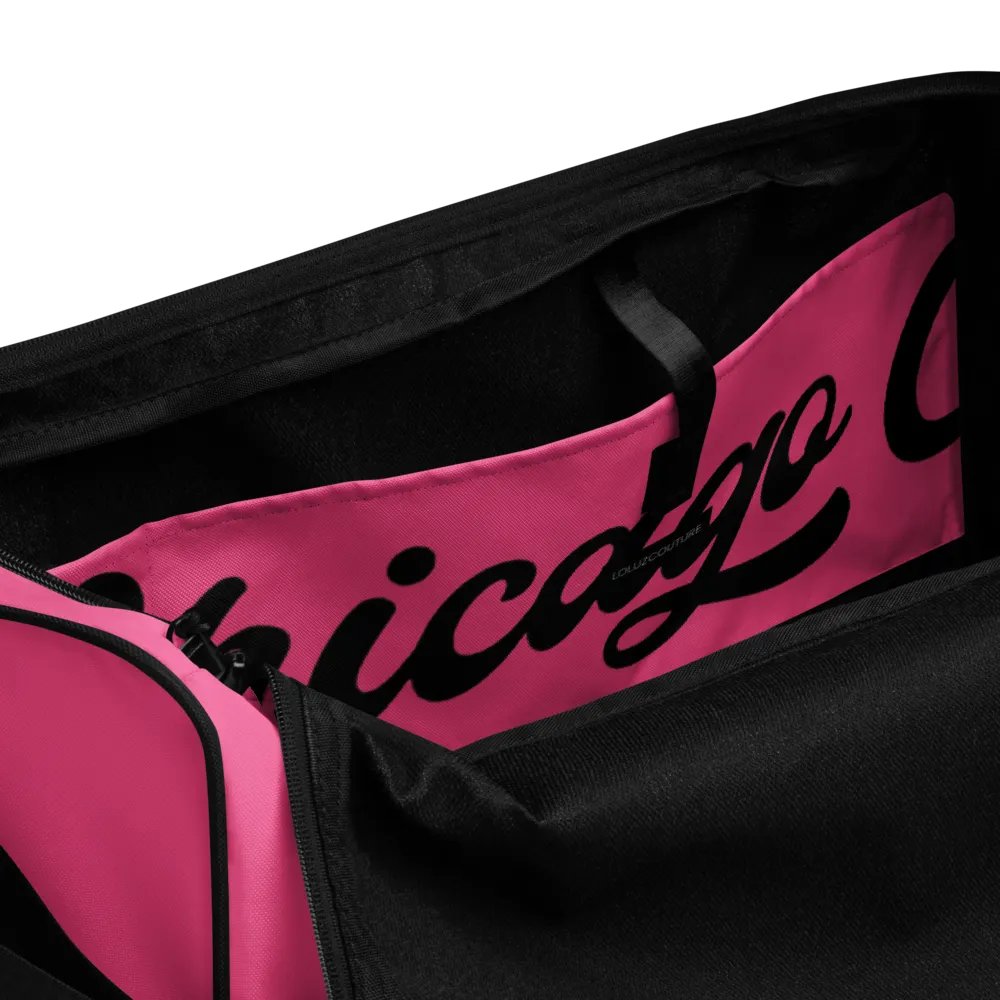Chicago Script All-Over Duffle Bag product image (8)
