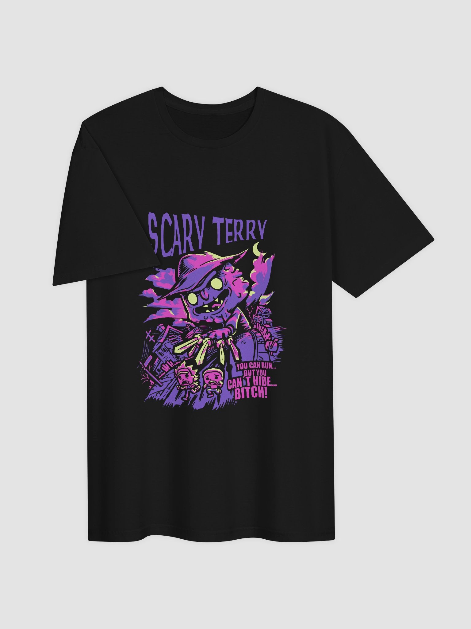 Neon Nightmare Scary Terry T-Shirt product image (3)