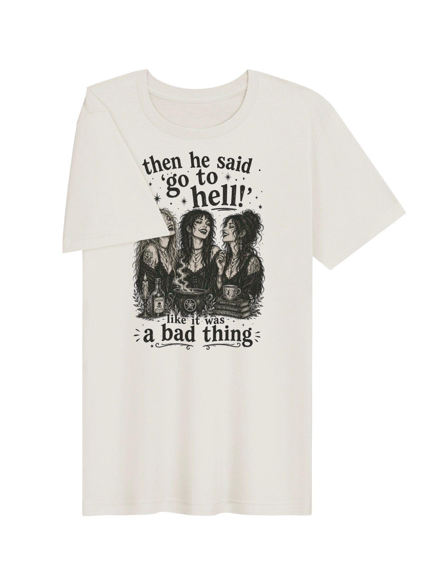 Go to Hell Gothic Humor Tee product image (2)
