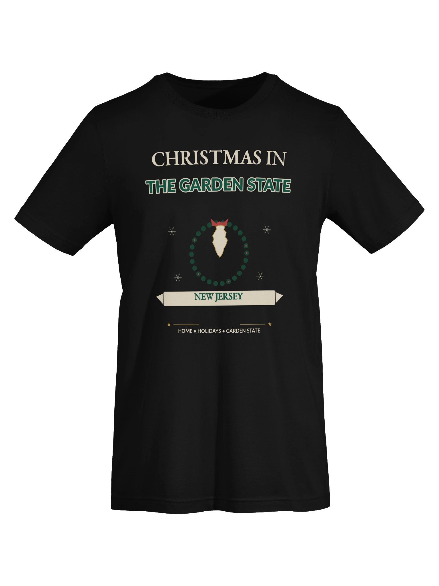 Christmas in the Garden State New Jersey T-Shirt product image (6)