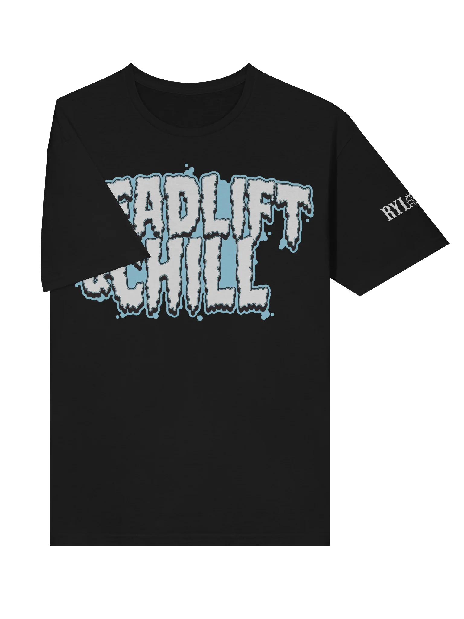 DEADLIFT & CHILL 2 TEE (WHITE LOGO) product image (5)