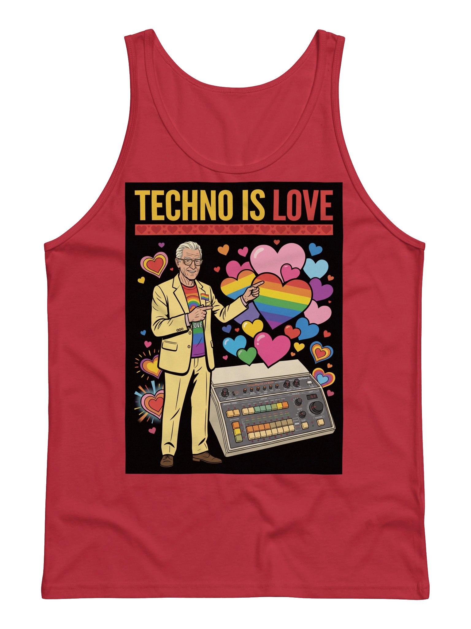 Techno is Love tank top product image (1)