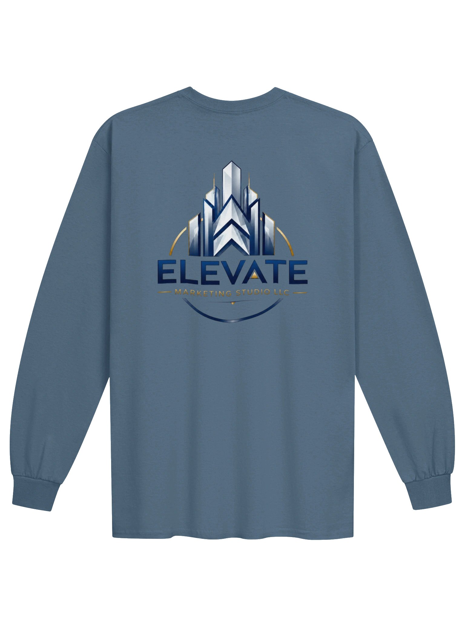 (EXAMPLE) Custom Business Logo Long Sleeve Tee | Elevate Marketing Studio product image (12)