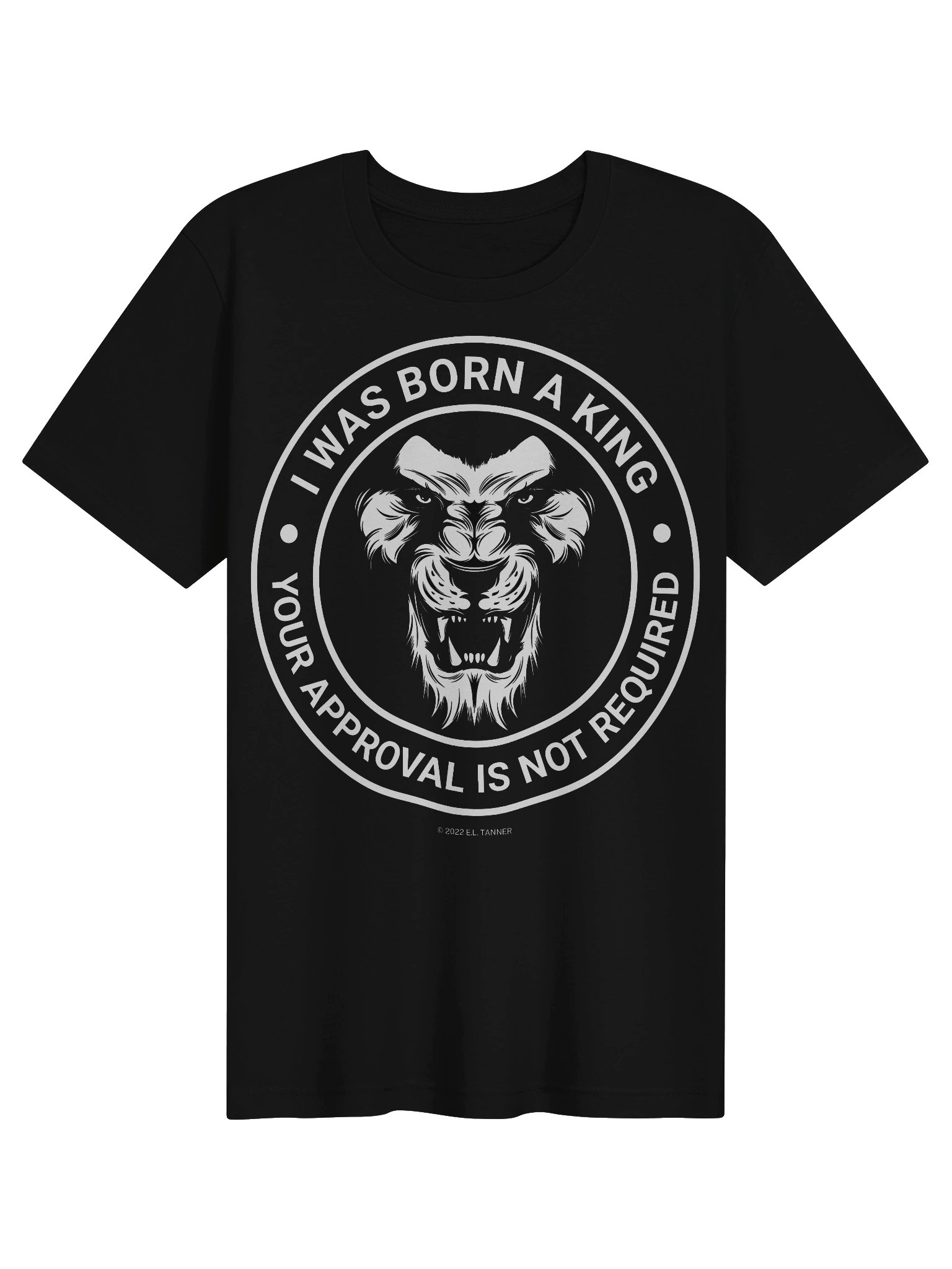 Born King Wht, T-Shirt product image (1)
