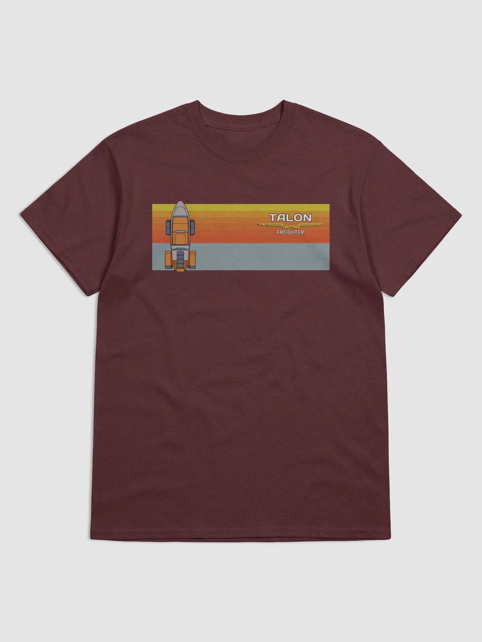 Talon Freighter Starship | Unisex Heavyweight T-Shirt product image (9)