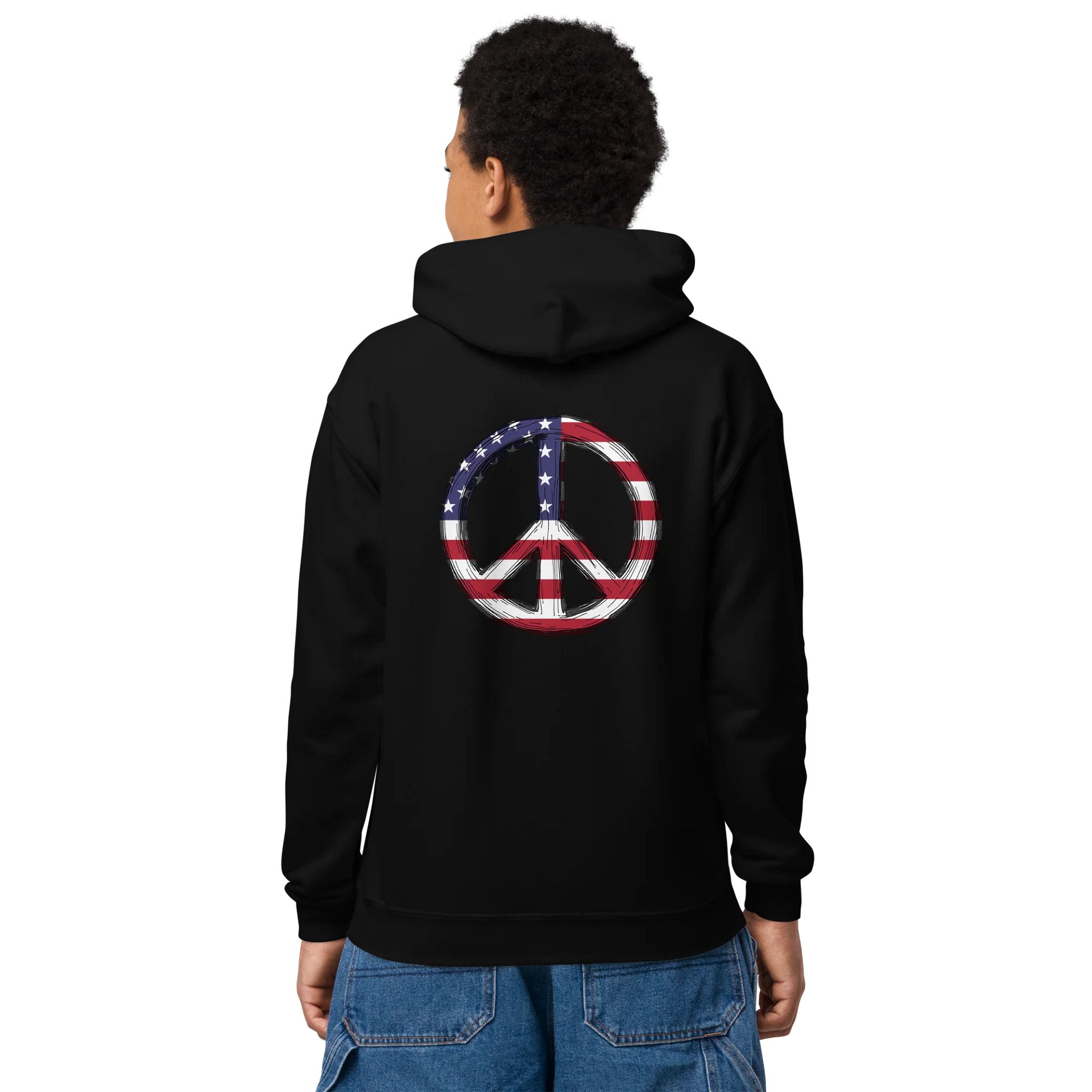 Gildan Youth Hoodie-Peace product image (1)