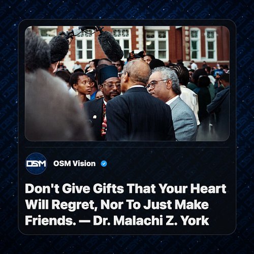 💡 Daily Wisdom from Dr. Malachi Z. York

📖 Read it. Reflect. Share it forward.

🔁 Repost to spread the knowledge 

📍 Where ar...