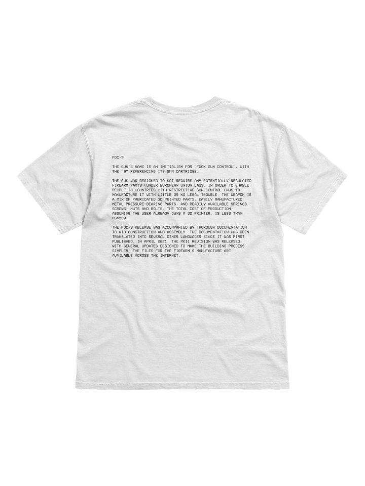 FGC-9 SHIRT product image (2)