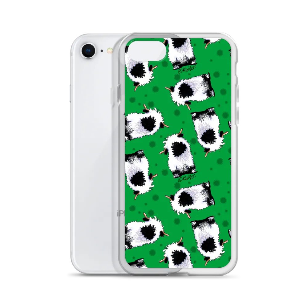 Valais Blacknose Sheep Clear iPhone Case product image (2)