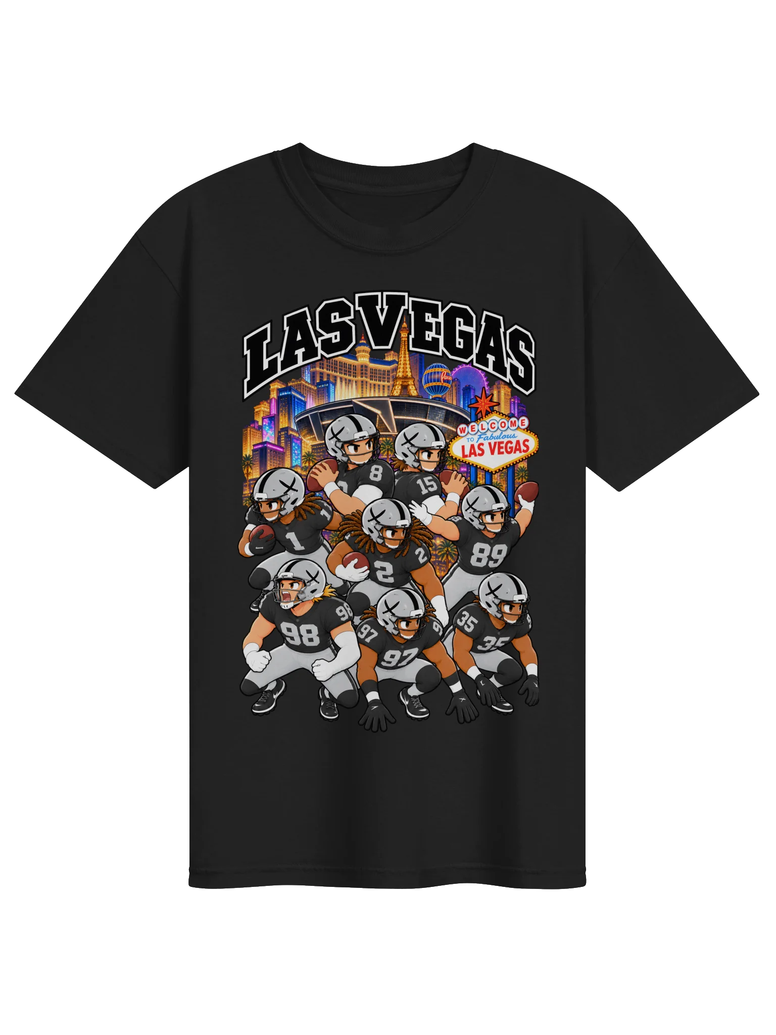 Las Vegas Football 2026 Animated Player T-Shirt product image (1)