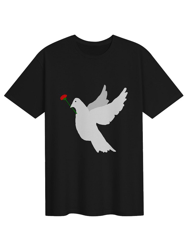 T-shirt Unissexo Pomba Branca com Cravo product image (1)