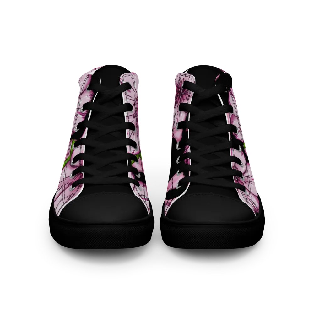 Blossomz & Petalz - Men's High Tops Canvas Shoes product image (8)