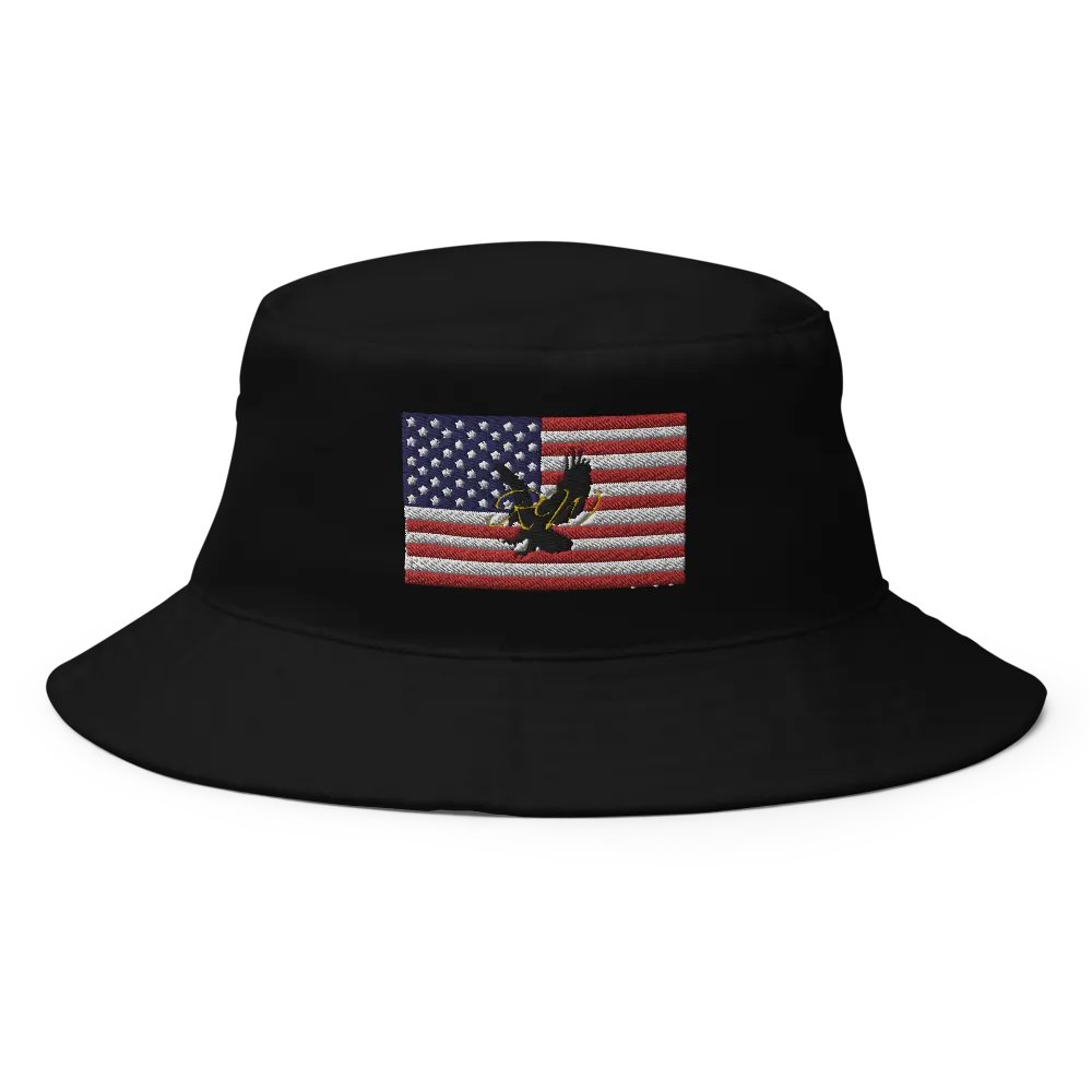 RW EAGLE USA FLAG Bucket Hat product image (1)