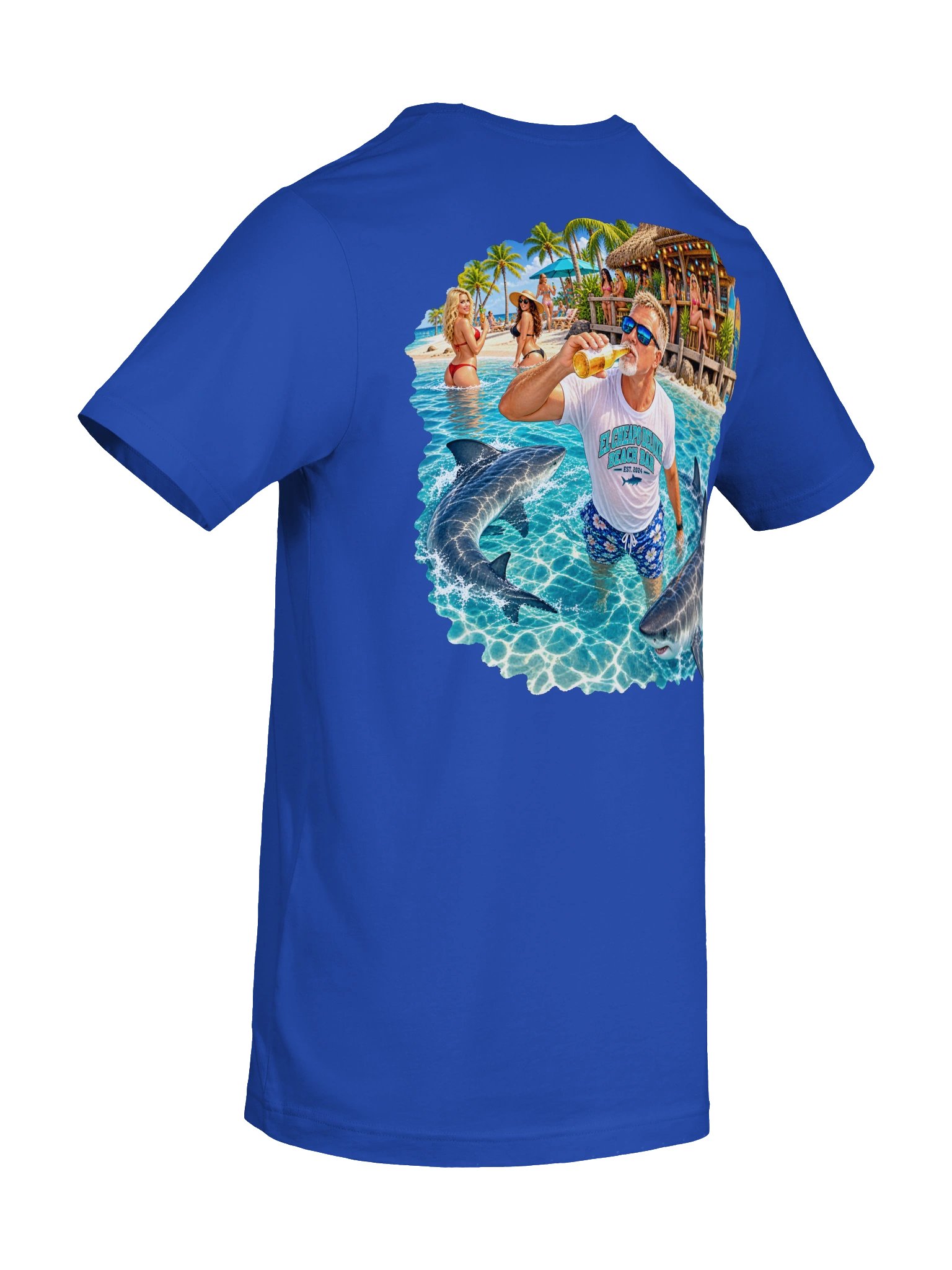 El Cheapo Deluxe Beach Bar – Sharkside Beach Bar Bash T-Shirt product image (36)
