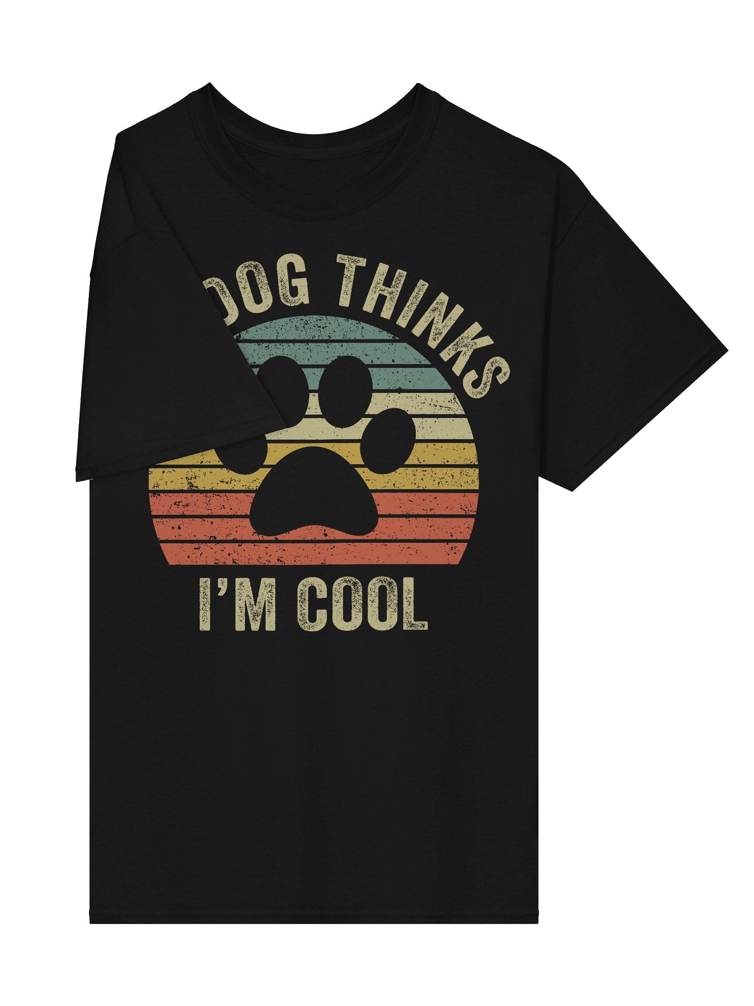 My Dog Thinks Im Cool Retro Dog Lover T-Shirt product image (4)