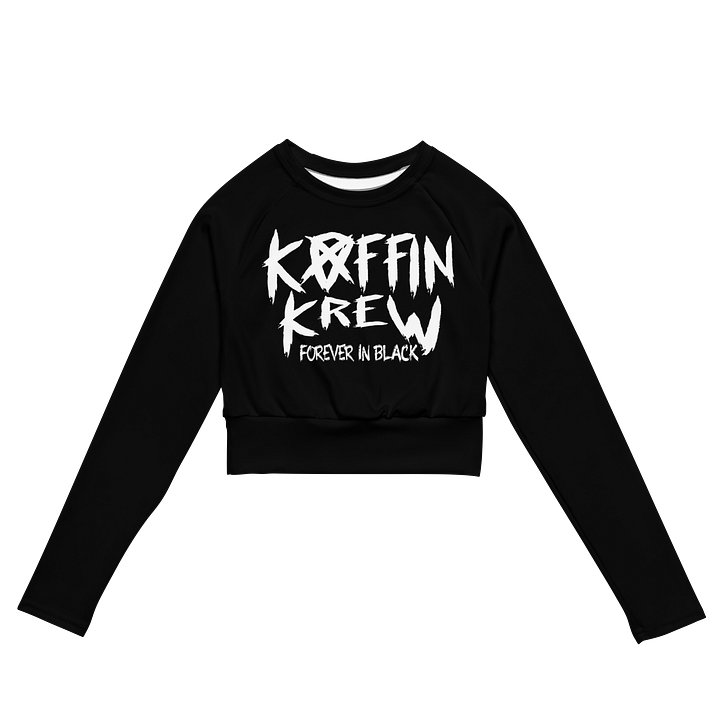 Forever In Black L/S Crop Top product image (1)