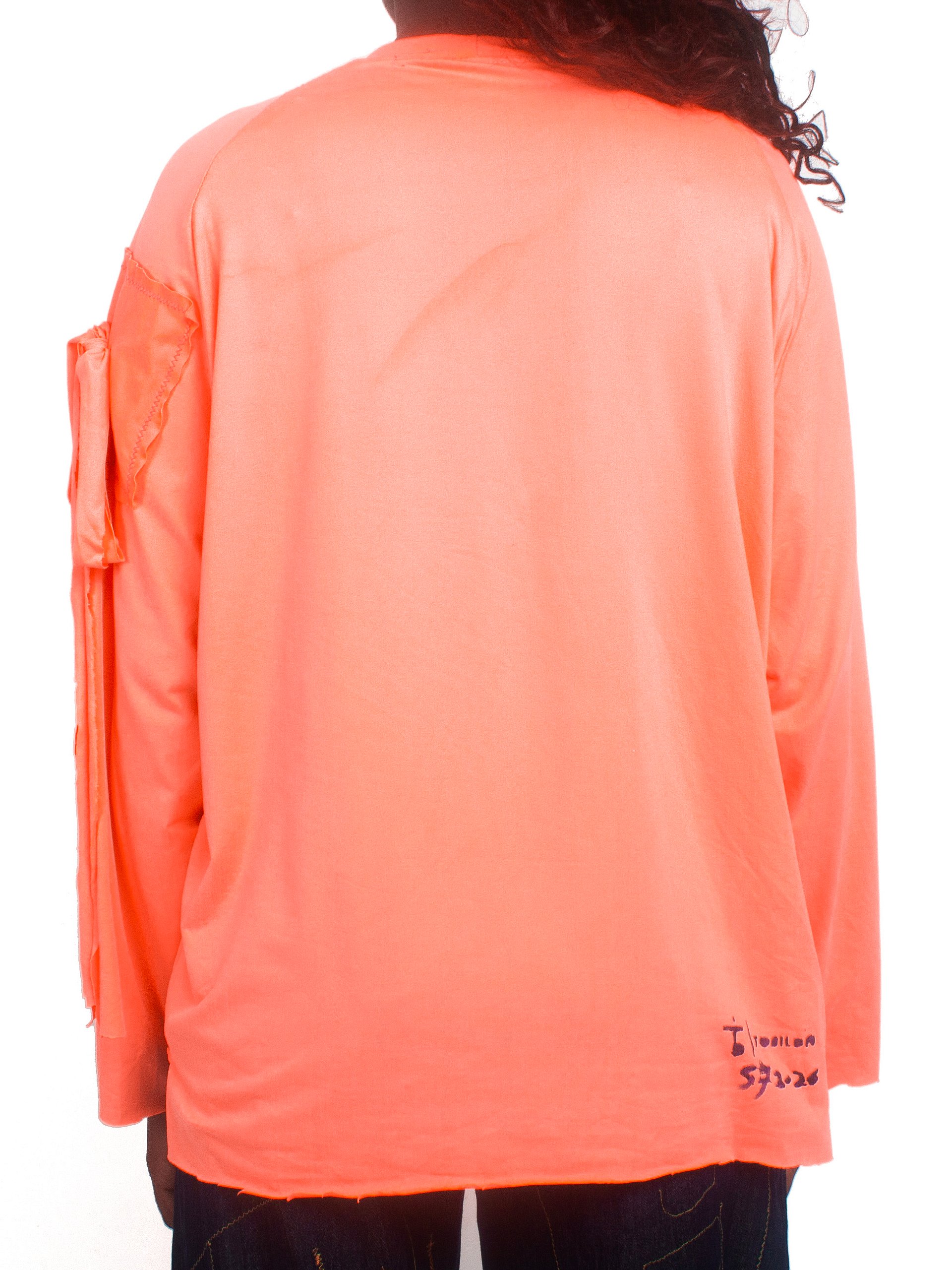 RAGLAN TEE L - BOW - Peach product image (3)