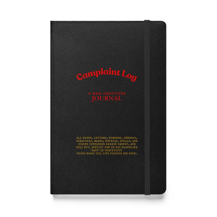 Camplaint Log Notebook DARK TIMES EDITION product image (1)