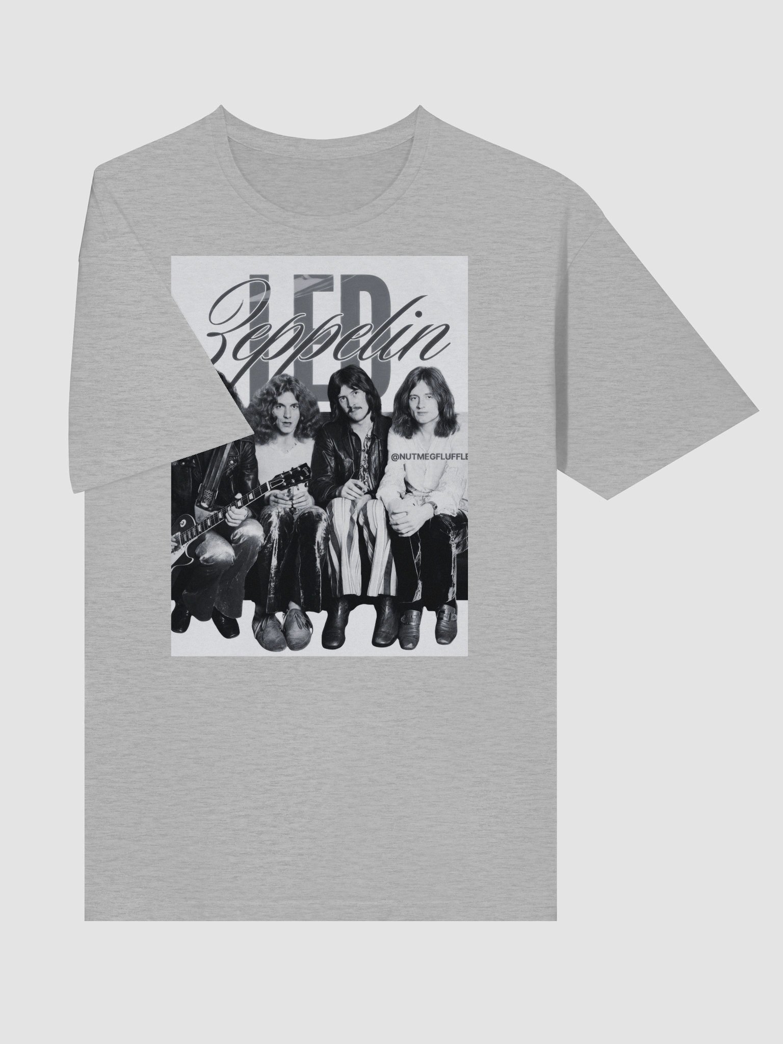 Led Zeppelin T-Shirt | Vintage Band Portrait Graphic Tee | Classic Rock Legend Shirt product image (3)