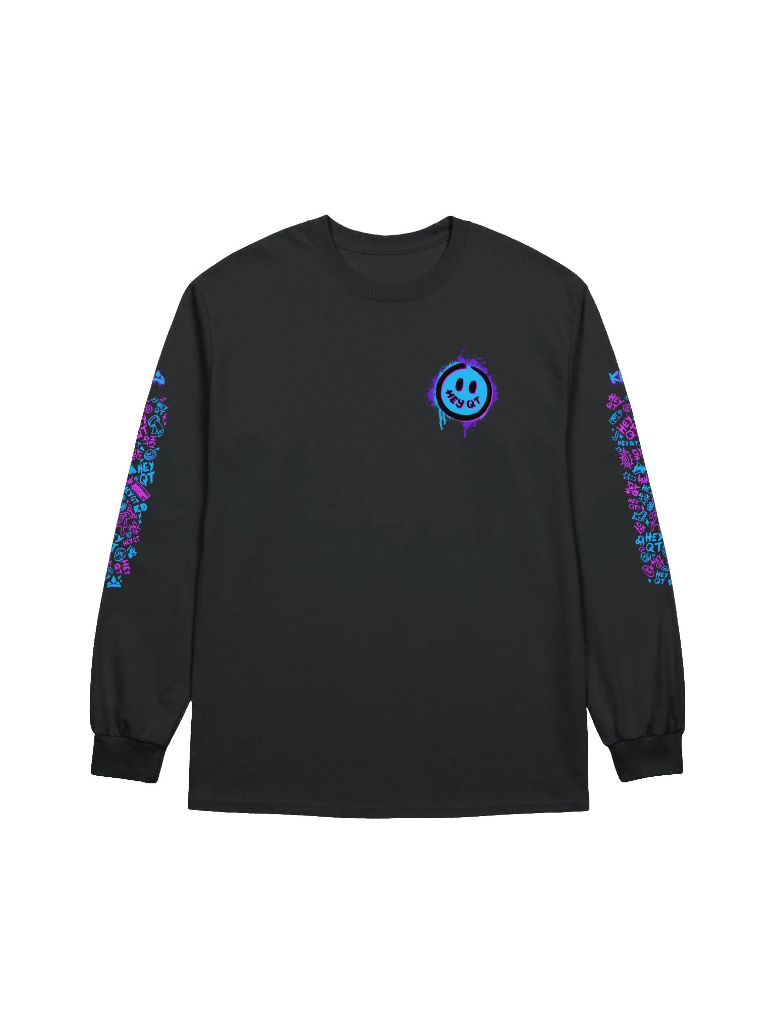 Graffiti Hey QT Long Sleeve T-Shirt product image (3)