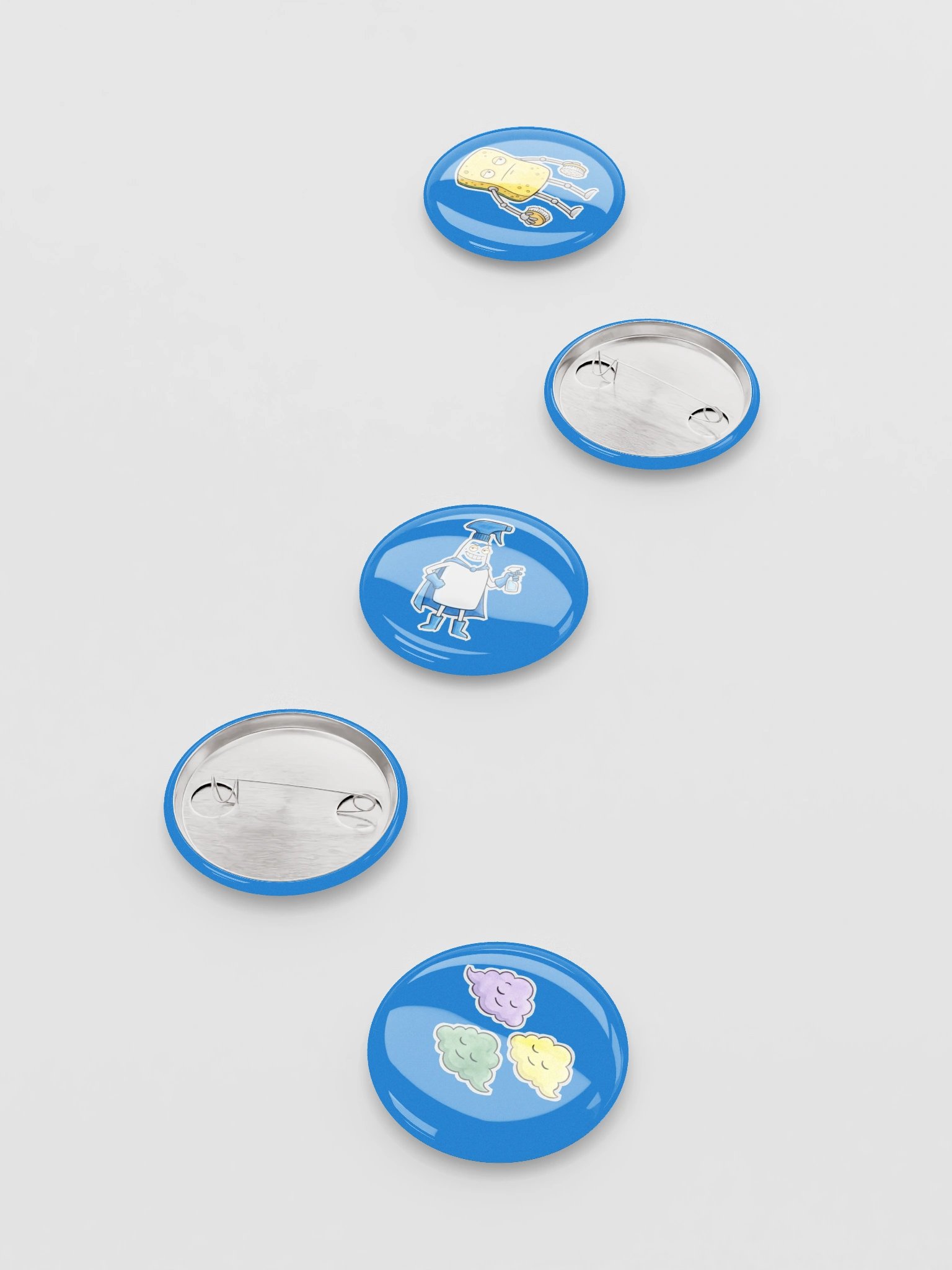 The Clean Team Pin Buttons product image (7)
