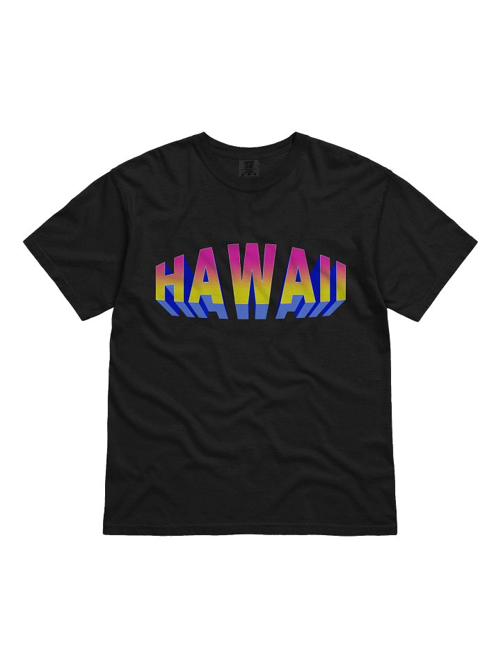 HAWAII 3D Beveled Graphic Tee product image (1)