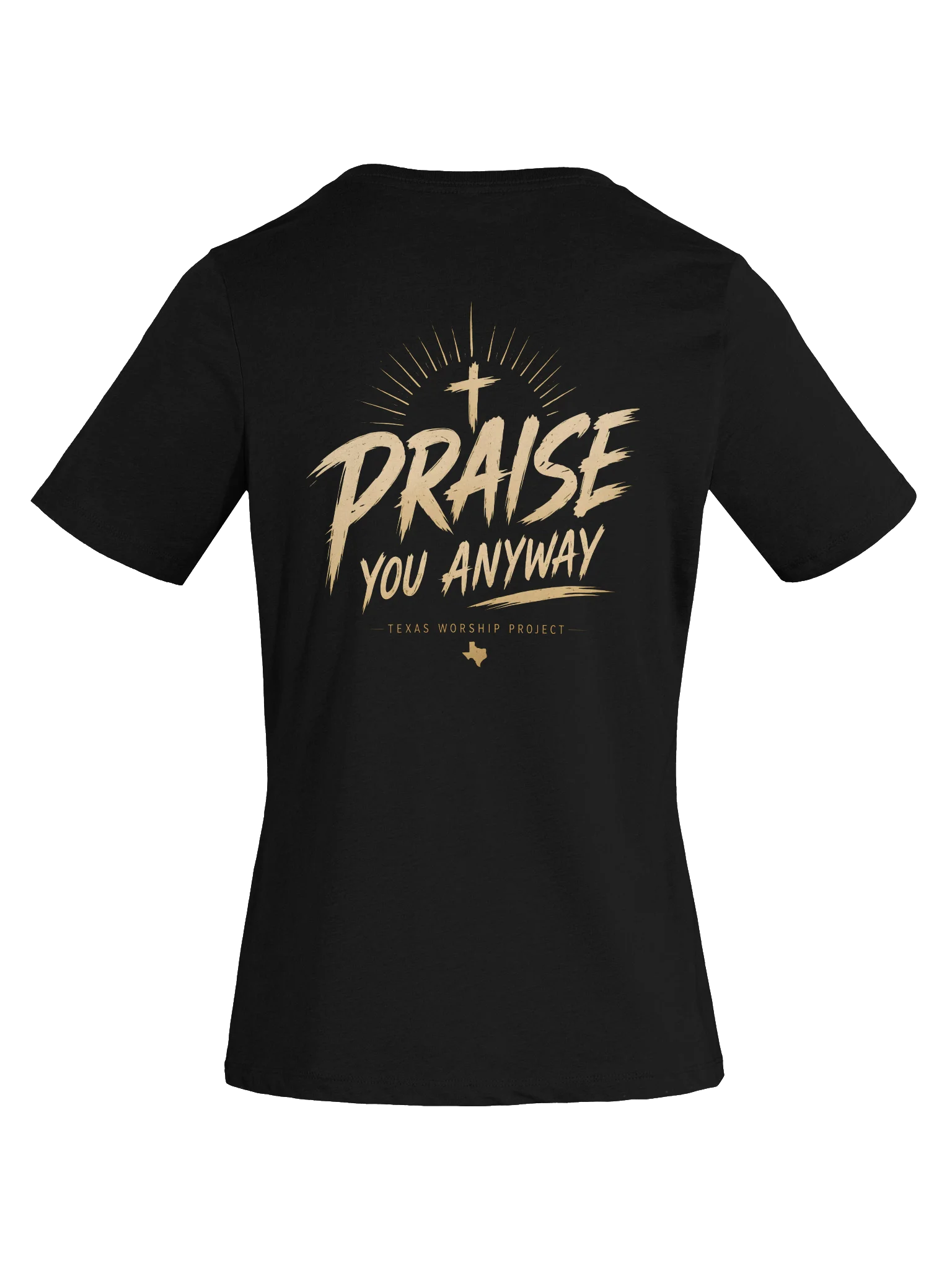 Praise You Anyways V-Neck Tee product image (9)