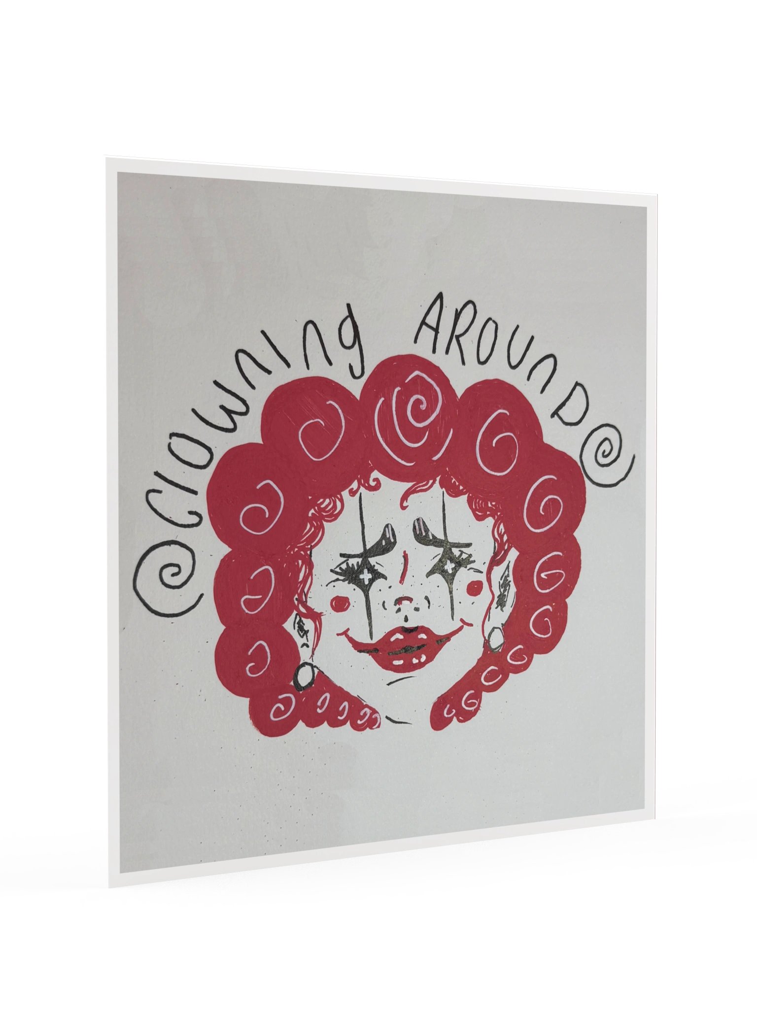 Clowning Around Hand-Drawn Poster product image (4)