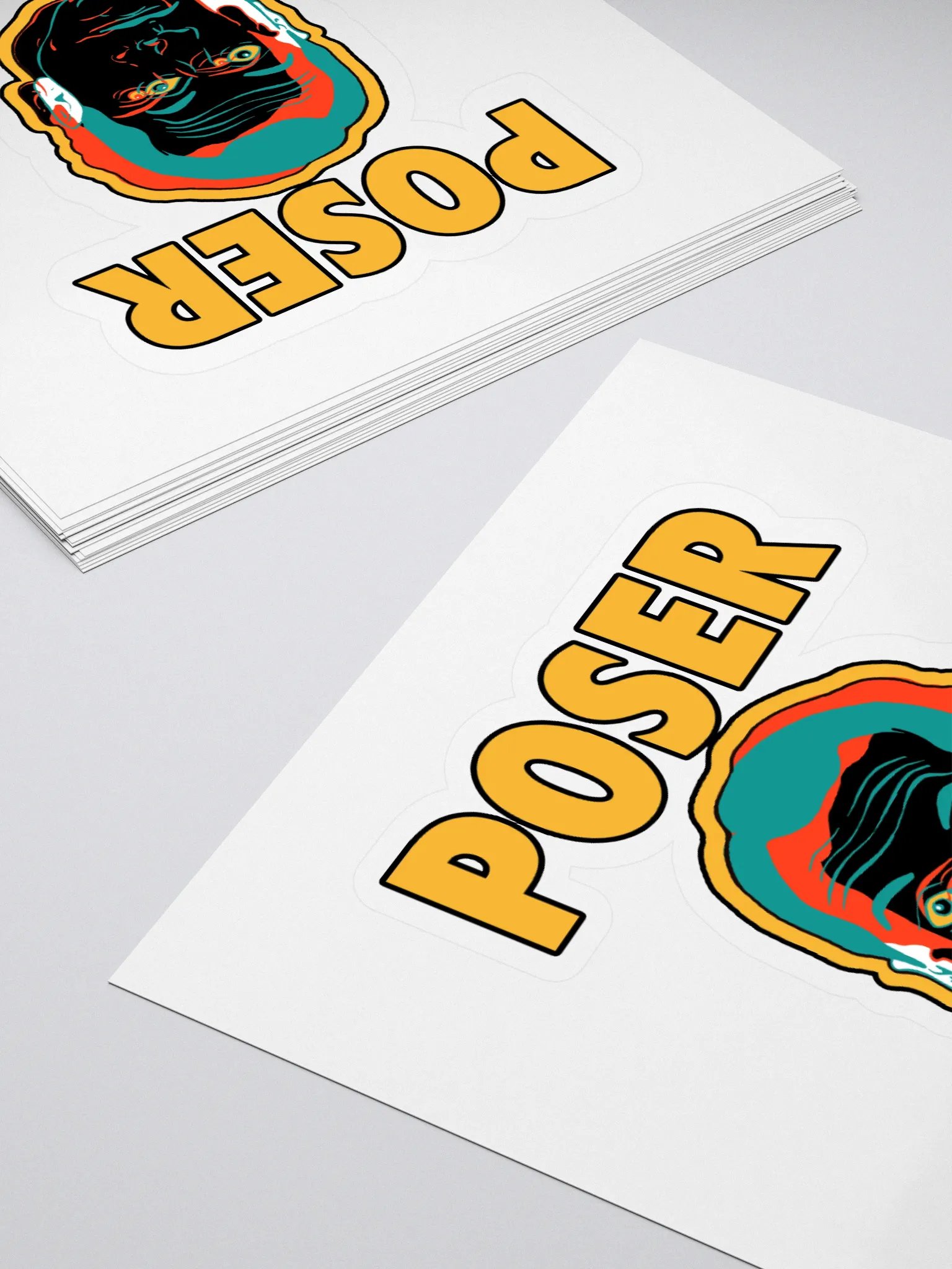 Poser Members Only Sticker product image (4)