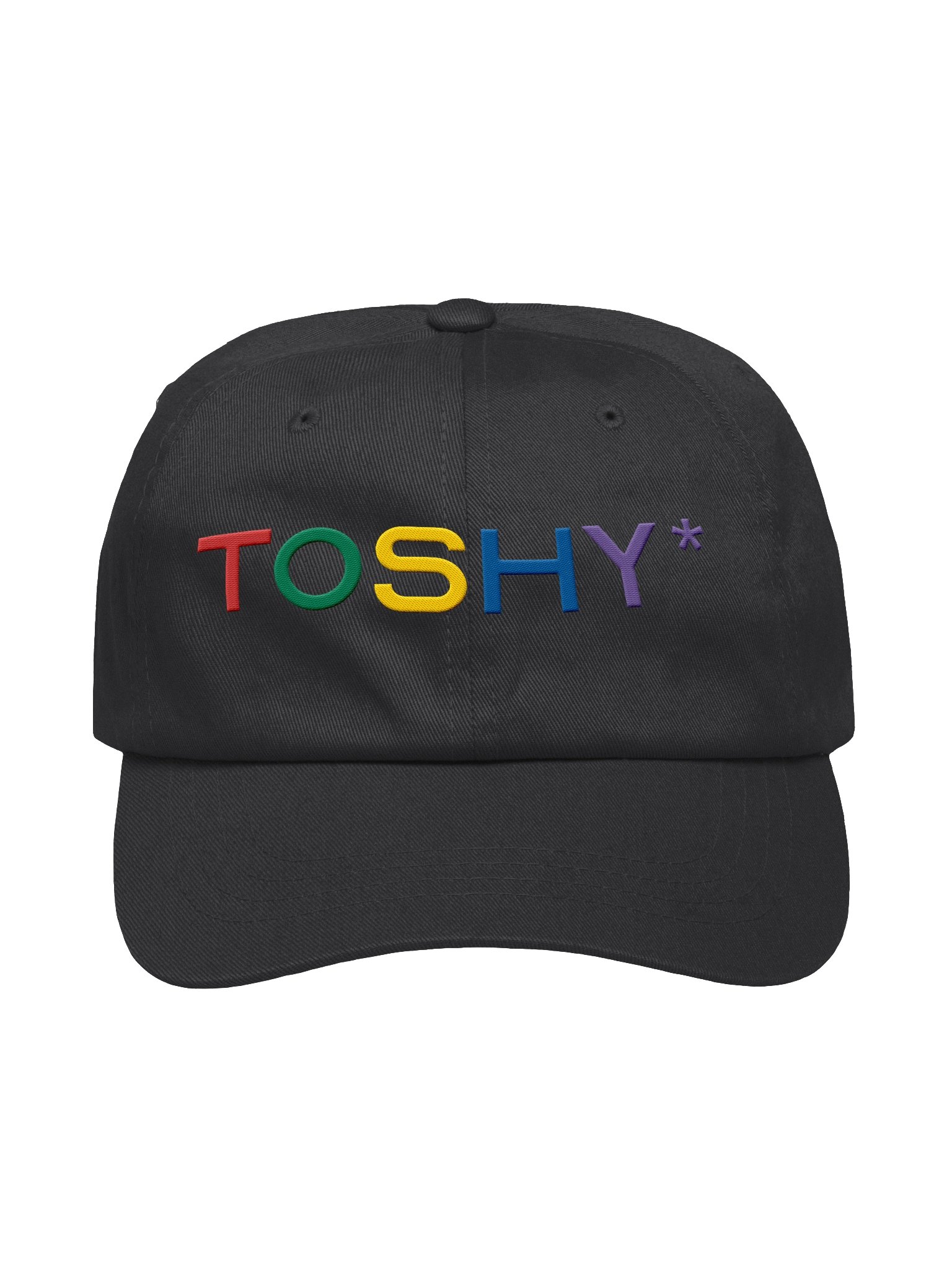 TOSHY* HAT (COLORFUL TEXT) (BLACK) product image (1)