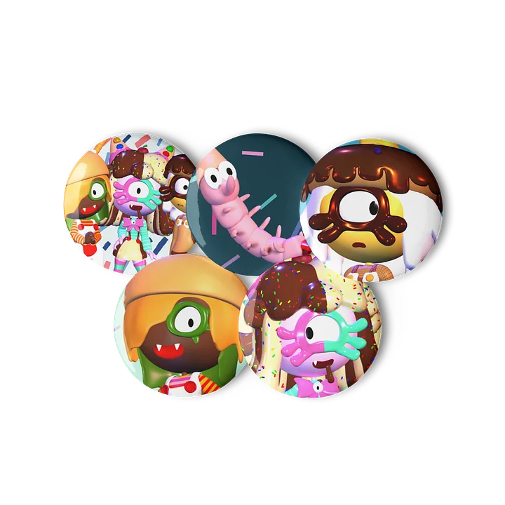 Foodmics + Shrimpy Pin Set product image (2)