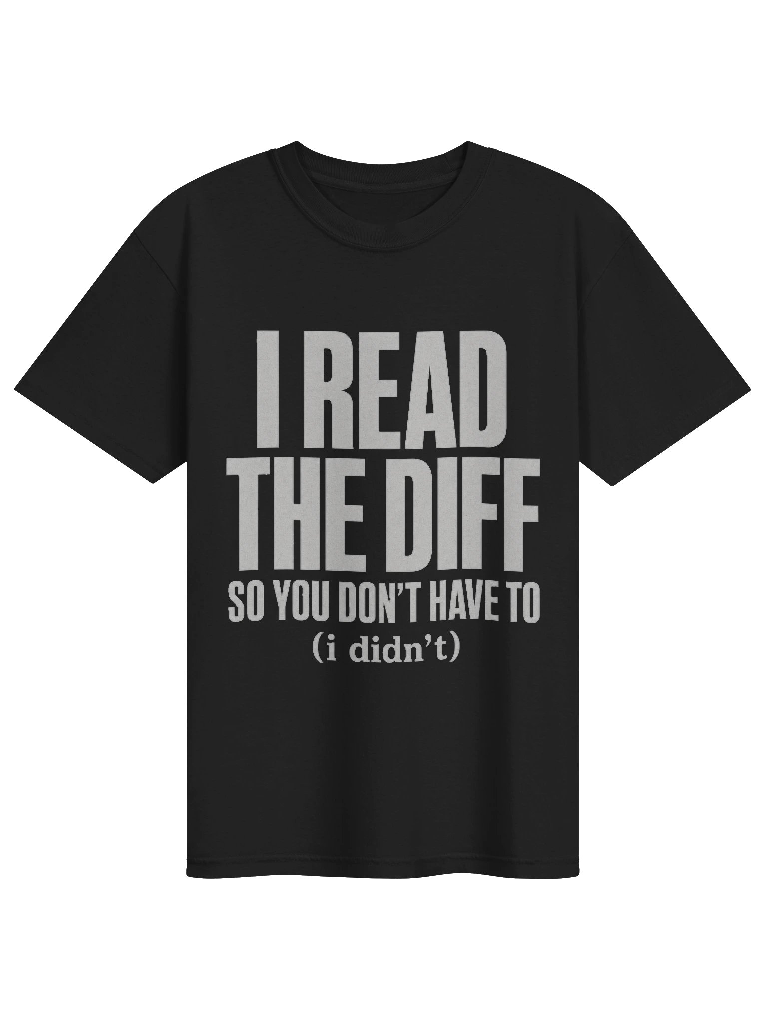 I Read The Diff Tee product image (1)