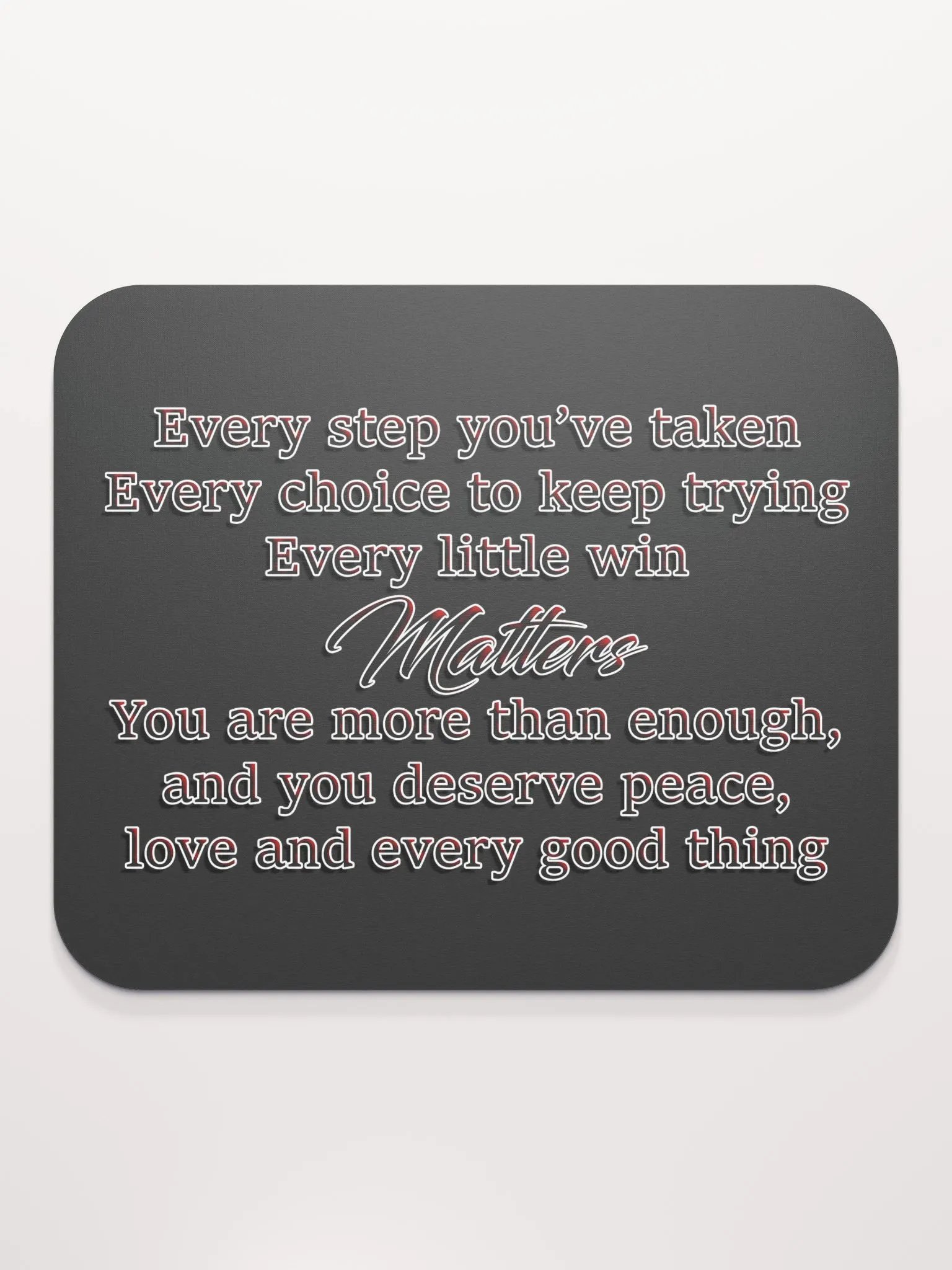 Positivity - Every Step Mouse Pad product image (2)