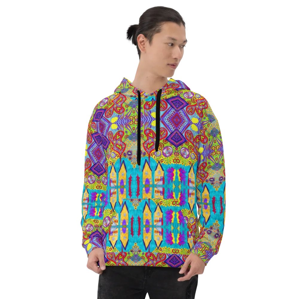 Abstract Doodle Happiness Unisex Hoodie product image (9)