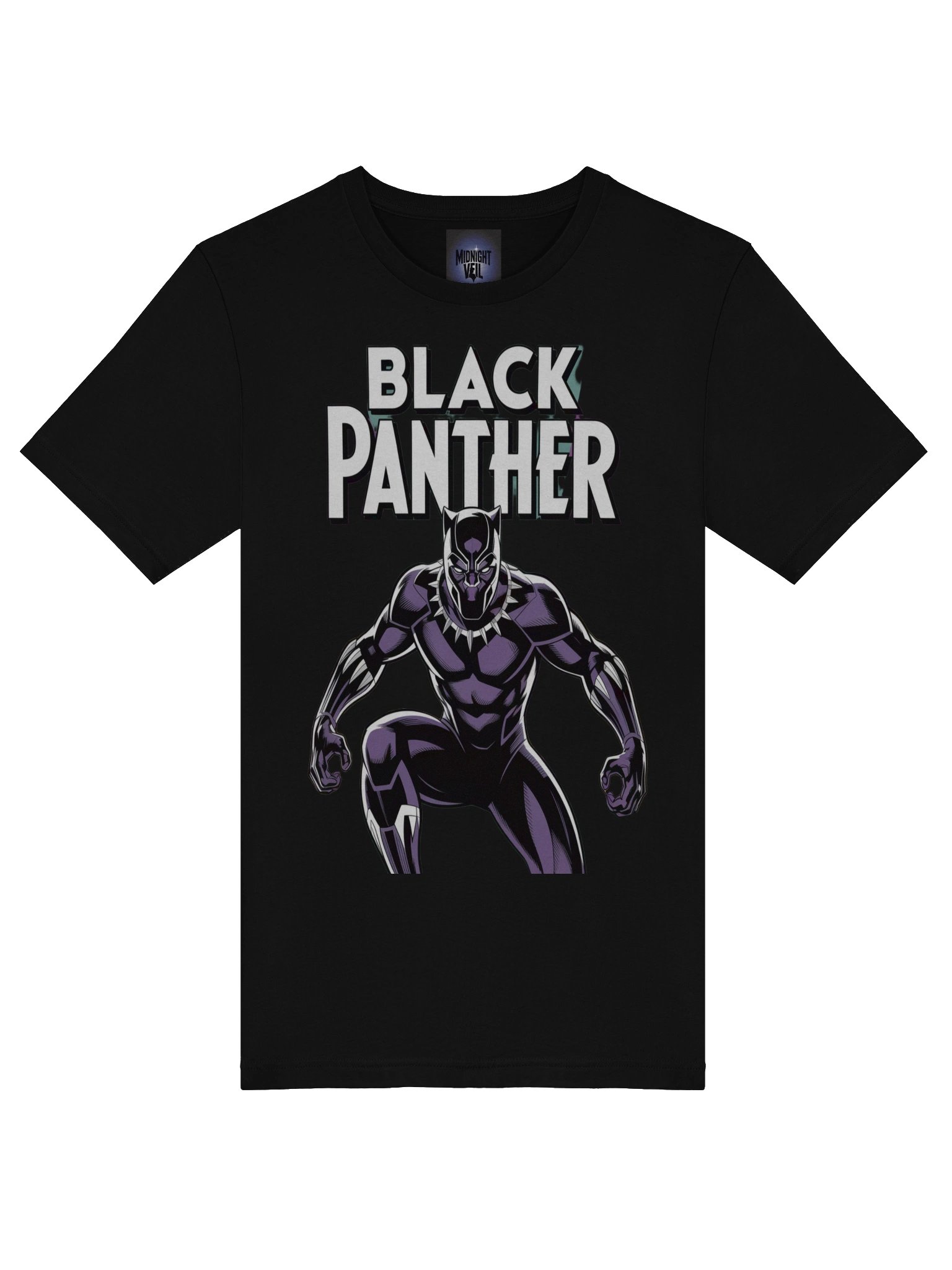 Black Panther Wakanda Shadow Supersoft T-Shirt – Vibranium Night Sentinel product image (7)