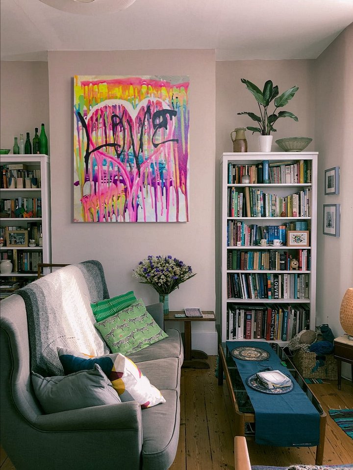 Graffiti Heart Canvas Print product image (2)