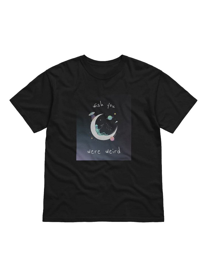 Weirdly Comfortable Alien Moon T-Shirt product image (3)