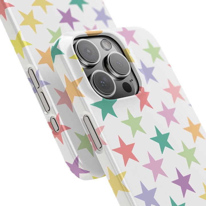 Pastel Rainbow Stars iPhone Case product image (14)