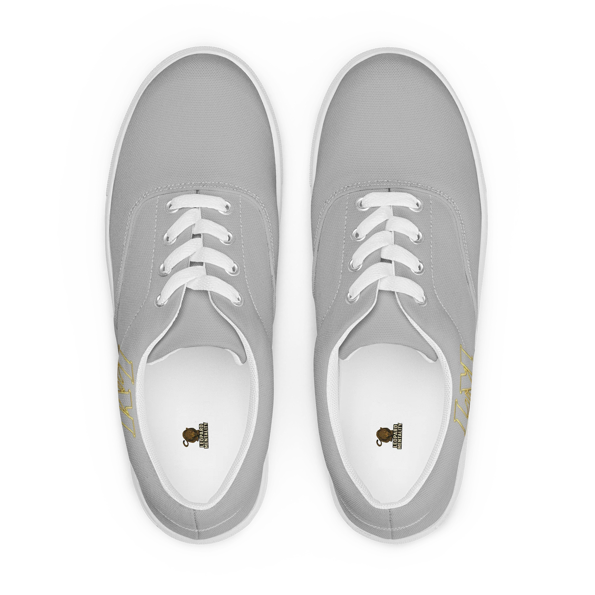 LM Origin™ Chrome Gray Sneakers | Women's Canvas Shoes product image (2)