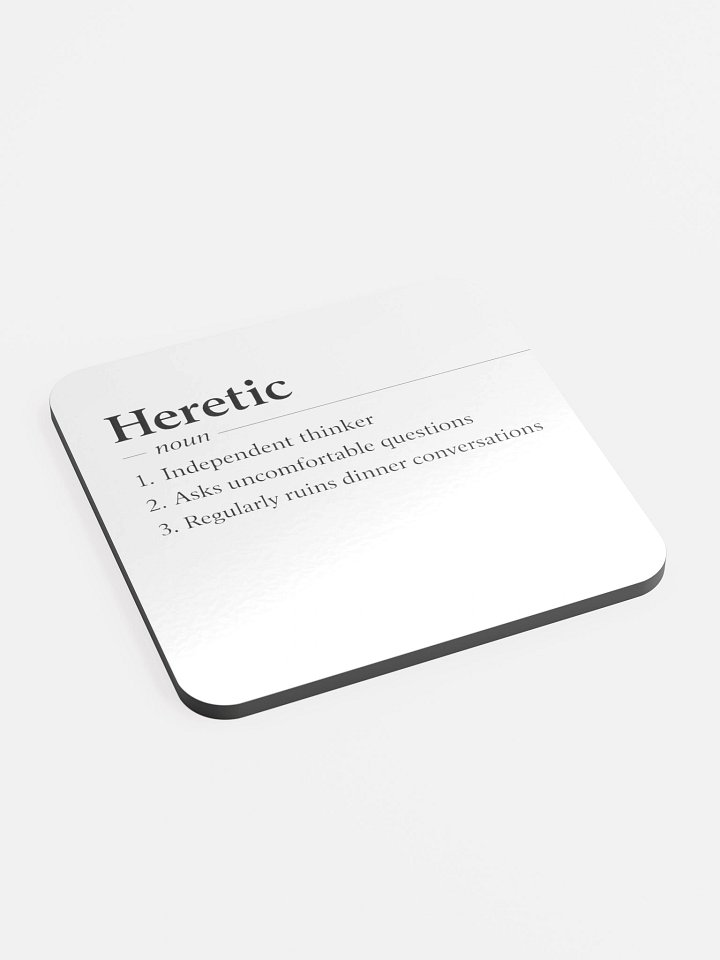 Heretic (noun) Coaster product image (2)